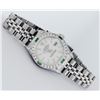 Image 3 : Rolex Ladies Stainless Steel Emerald and Diamond Datejust Wristwatch