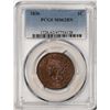 1836 Coronet Head Large Cent Coin PCGS MS62BN