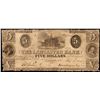 1848 $5 The Lancaster Bank Lancaster, PA Obsolete Note