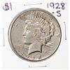1928-S $1 Peace Silver Dollar Coin