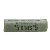 Original Bank Wrapped Roll of (50) Brilliant Uncirculated 1955-D Roosevelt Dime Coins