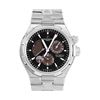 Vacheron Constantin Mens Stainless Steel Overseas Dual Time Wristwatch