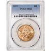 1892 $10 Liberty Head Eagle Gold Coin PCGS MS63