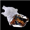 Kitty Cantrell "Savage Spirit (Bears)" Limited Edition Mixed Media Lucite Sculpture
