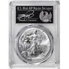 2021-(S) Ty. 1 $1 American Silver Eagle Coin PCGS MS70 Cleveland Signature FDOI