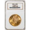 1905-S $20 Liberty Head Eagle Gold Coin NGC MS61