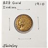 1910 $2 1/2 Indian Head Quarter Eagle Gold Coin