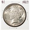 Image 1 : 1927 $1 Peace Silver Dollar Coin