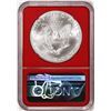 Image 2 : 2016-(S) $1 American Silver Eagle Coin NGC MS69 Struck at San Francisco Red Core