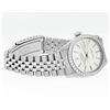 Image 3 : Rolex Mens Stainless Steel Silver Index Diamond Datejust Wristwatch