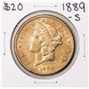 1889-S $20 Liberty Head Double Eagle Gold Coin