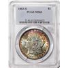 1883-O $1 Morgan Silver Dollar Coin PCGS MS63 Amazing Toning