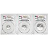 Lot of 2016-Mo Mexico Proof 1/20, 1/10 and 1/4 oz Silver Libertad Coins PCGS PR69DCAM