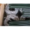 Image 3 : HIGH TENSILE TRIPLE LAYER GALVANZIED BARBWIRE W/20 ROLLS OF FENCING (310' PER ROLL) & 41 POSTS