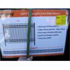 Image 4 : DIGGIT 22 - 10' WROUGHT IRON SITE FENCE PANELS & 23 POSTS