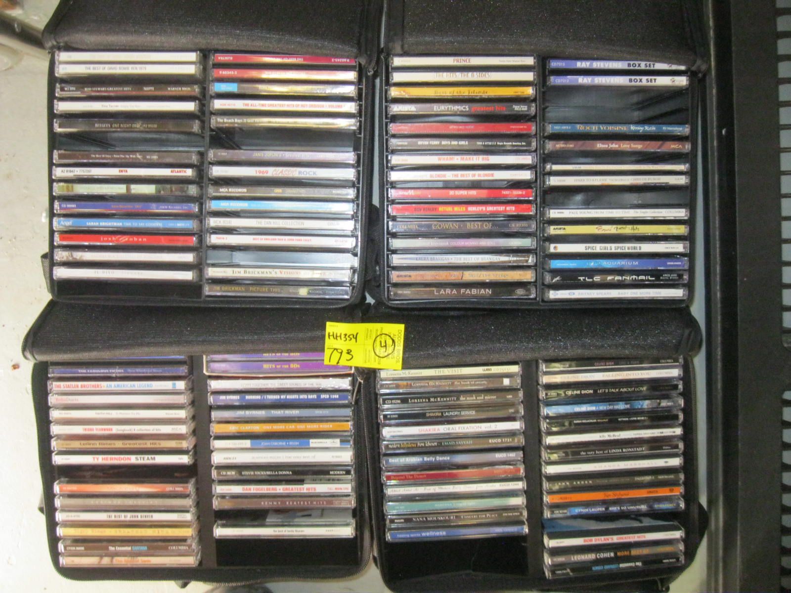 Cds In Cases 4 CASES W/CDs