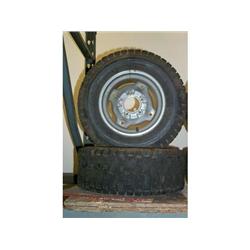 Tires w/rims, 23 x 8.50