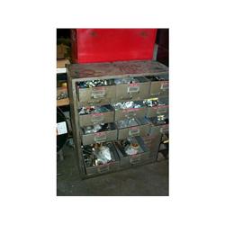 Hardware bin w/hardware