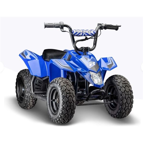 New in Box Rosso eQuad T Ride-on 4 Wheeler Blue