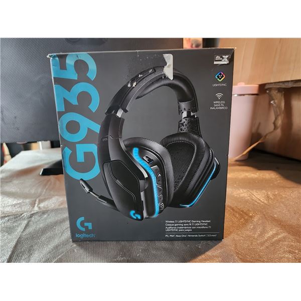 logitech g935 wireless 7.1 surround lightsync gaming headset