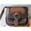 Image 3 : Brown Leather Saddle Bag & Large leather hand bag