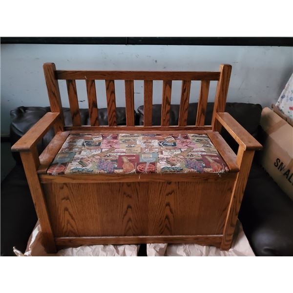 Hallway sitting bench