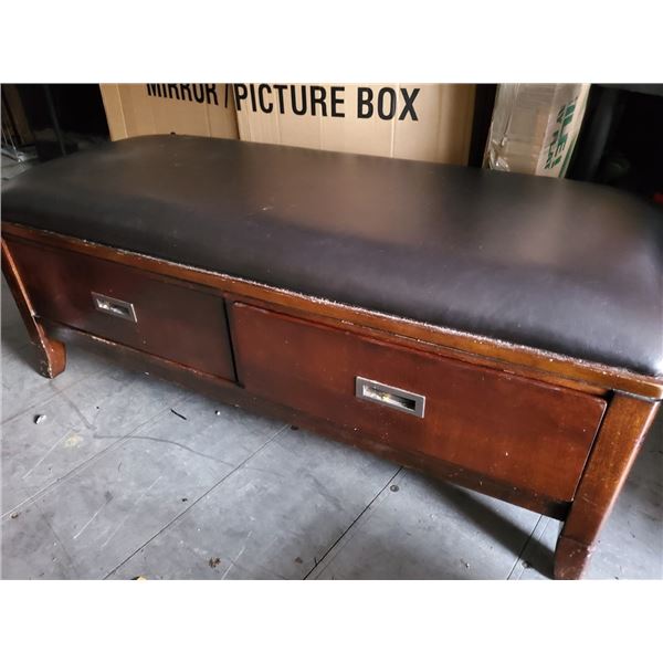 Large two Drawer foot stool