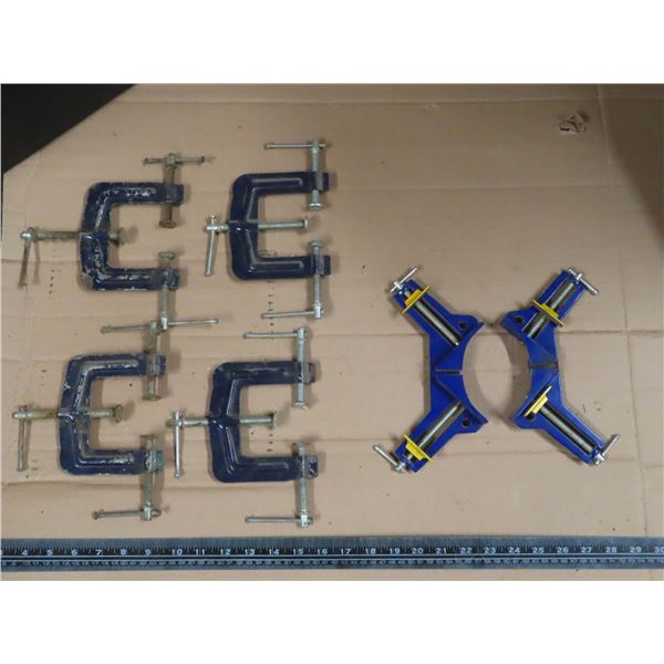 4 edging clamps 2 corner clamps
