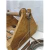 Image 2 : tool box with cable reel , steel cable wire and misc. tools