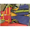 Image 2 : lot of 4 life jackets various sizes