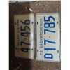 Image 1 : 1972 SK licence plates