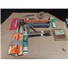 Image 1 : caulking guns , caulk drill bits sanding discs