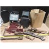 Image 1 : welding helmet , shop light , misc.