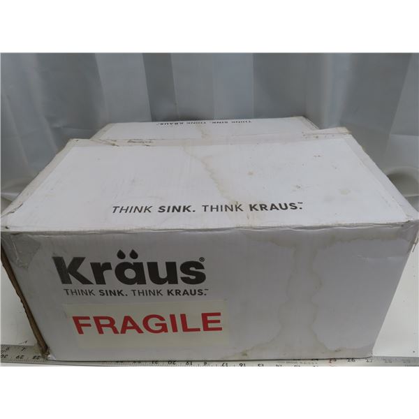 Kraus brand new 15 3/4" diameter sink