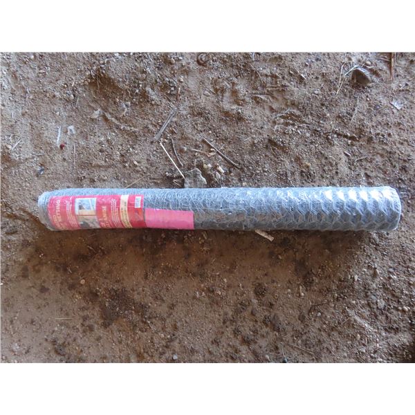 50'x36" x 1" chicken wire roll brand new