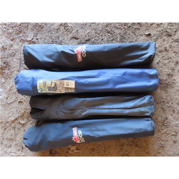 lot of 4 folding camp chairs