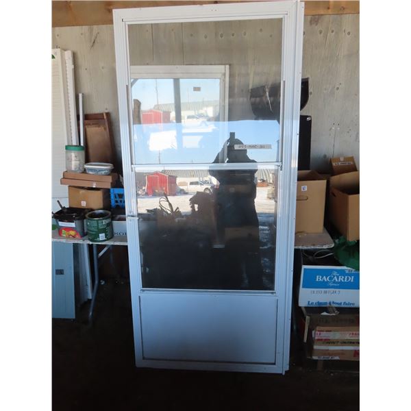 36" x 80.25" storm door