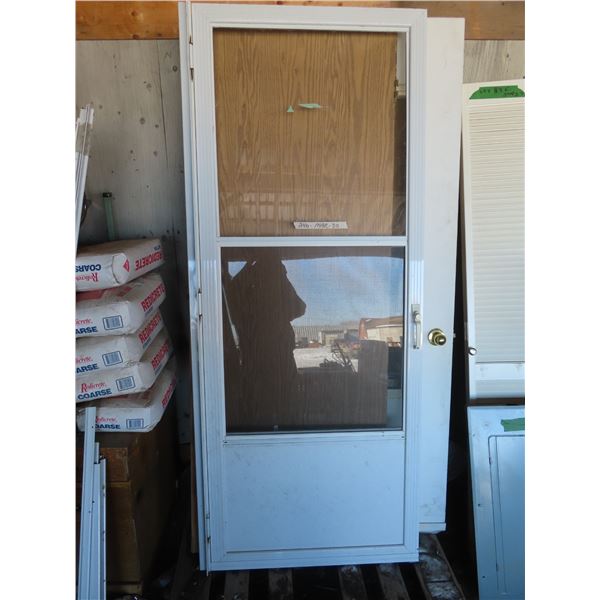 31.75" x 80.5" storm door