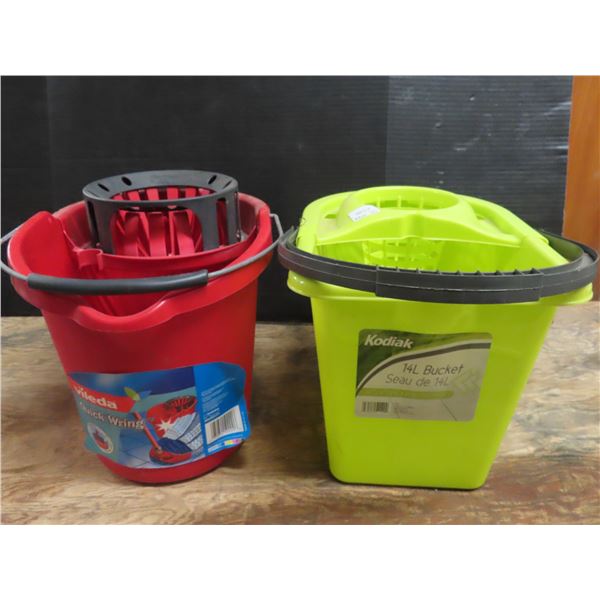 pair of mop pails