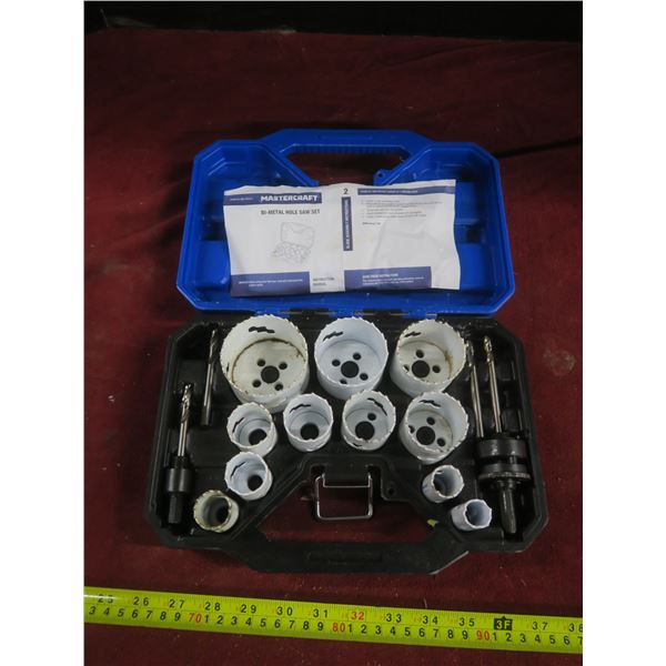 Mastercraft hole saw set 3/4" to 21/2" Schmalz Auctions