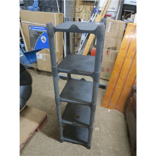 plastic shelf - 15"x14"x48"H