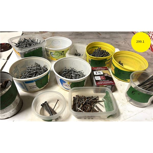 13 lb of common nails