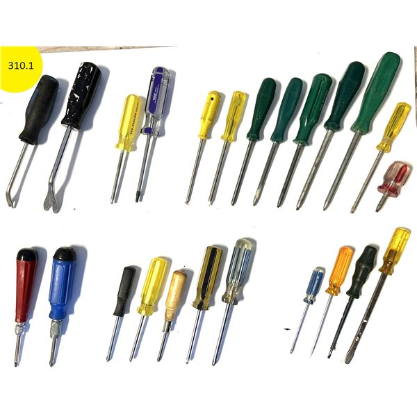 24 screwdrivers, Robertson, Phillips, Torx, Flat, Door panel remover tool