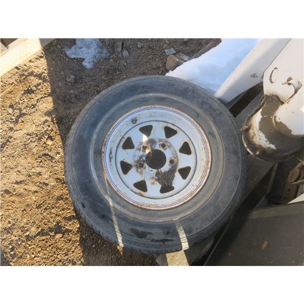 5 bolt trailer wheel - Dunlop P135/80R13