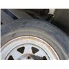 Image 2 : 5 bolt trailer wheel - Dunlop P135/80R13