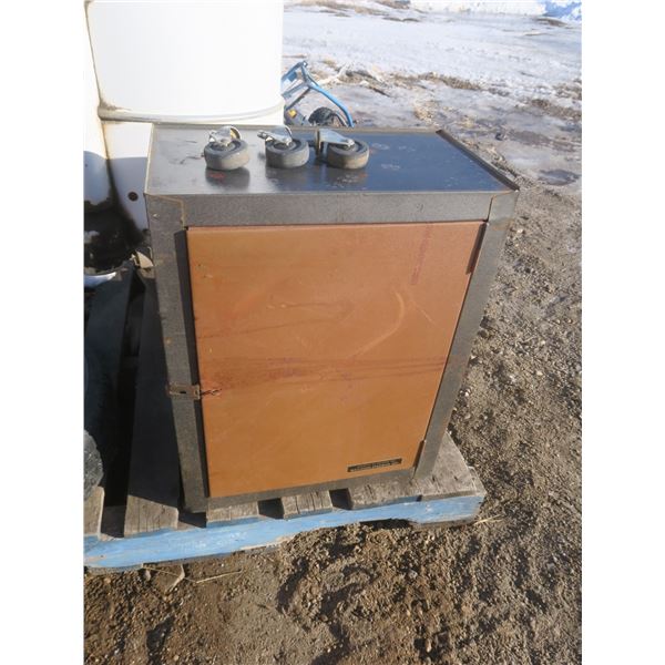 shop storage cabinet - 19.5"x11"x24.5"H