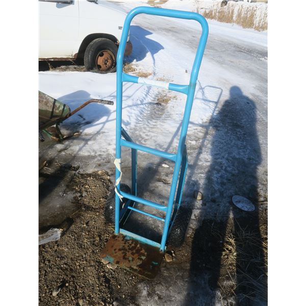 blue furniture wheel dolly