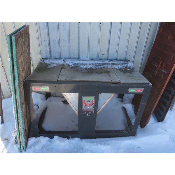 Craftsman shop table - 48"x29"x32"H