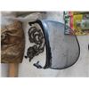 Image 2 : saw blade , face shield , muskol , misc. hardware