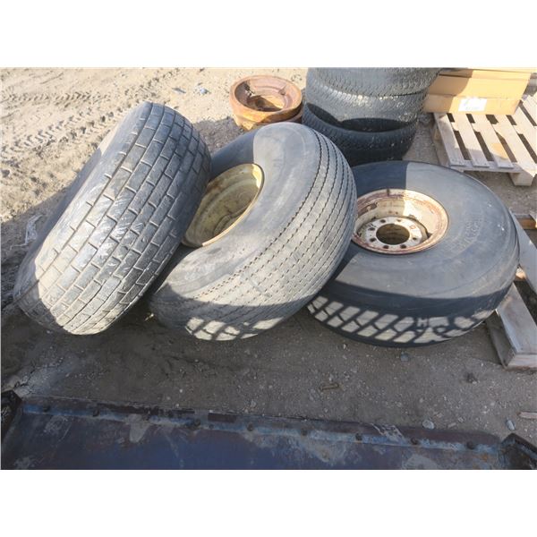 3x 1700x16 tires and rims from 428 Cockshutt combine